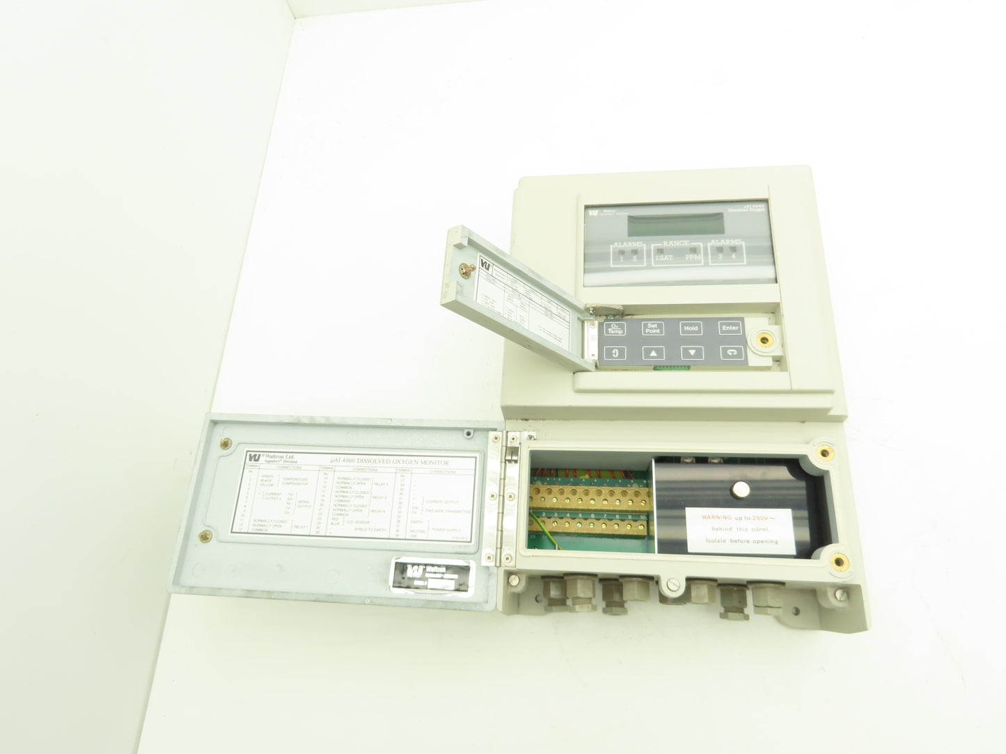 Waltron µAI 4060 Aqualert Dissolved Oxygen Water Monitor Alarm Control Panel