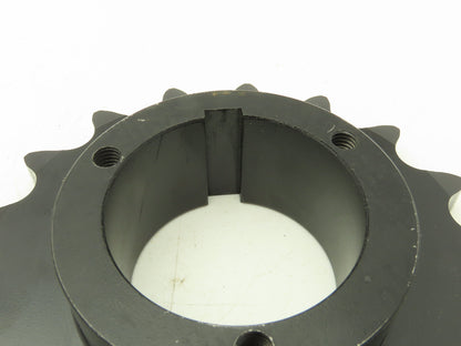 Browning H100Q17 #100 Roller Chain Sprocket 17 Tooth Split Taper Q1 Bushing