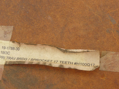 Browning H100Q17 #100 Roller Chain Sprocket 17 Tooth Split Taper Q1 Bushing