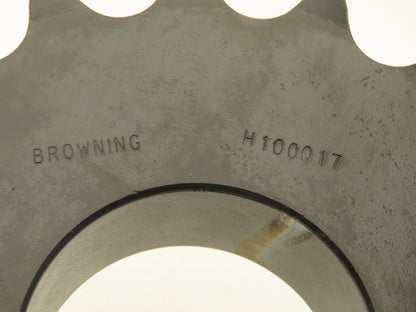 Browning H100Q17 #100 Roller Chain Sprocket 17 Tooth Split Taper Q1 Bushing