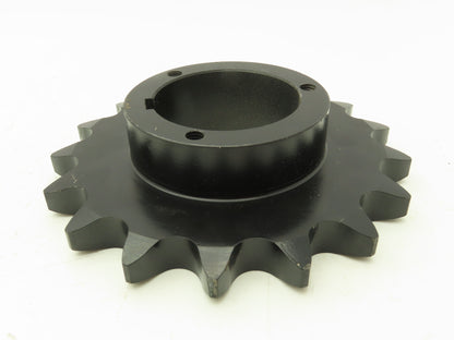 Browning H100Q17 #100 Roller Chain Sprocket 17 Tooth Split Taper Q1 Bushing