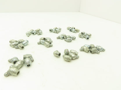 Angled Grease Zerk Fitting 1/8"NPT 30 Degree  Lot of 50