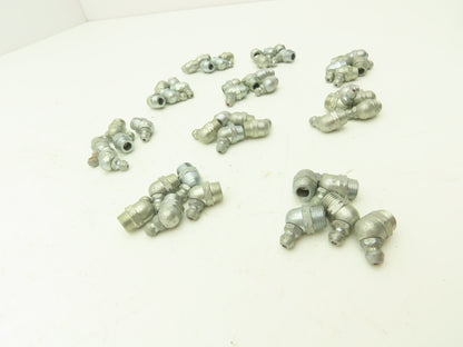 Angled Grease Zerk Fitting 1/8"NPT 30 Degree  Lot of 50