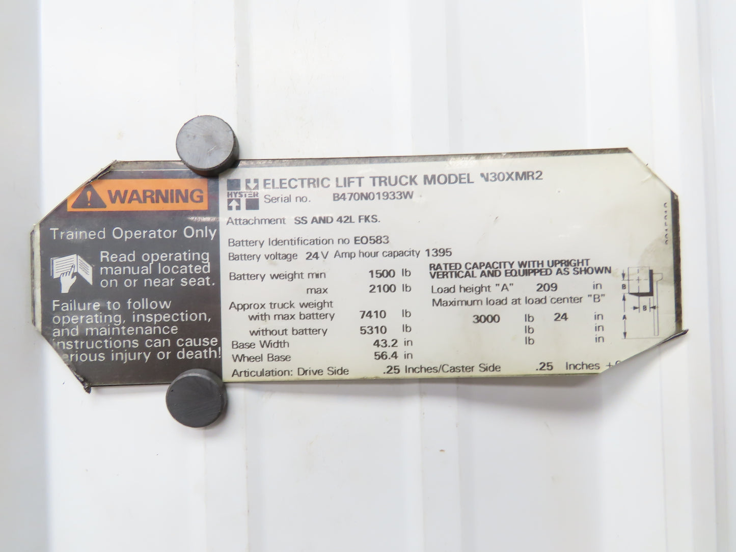 Char-Lynn Eaton 146-1225-002 Forklift Hydraulic Power Steering Pump Off N30XMR2