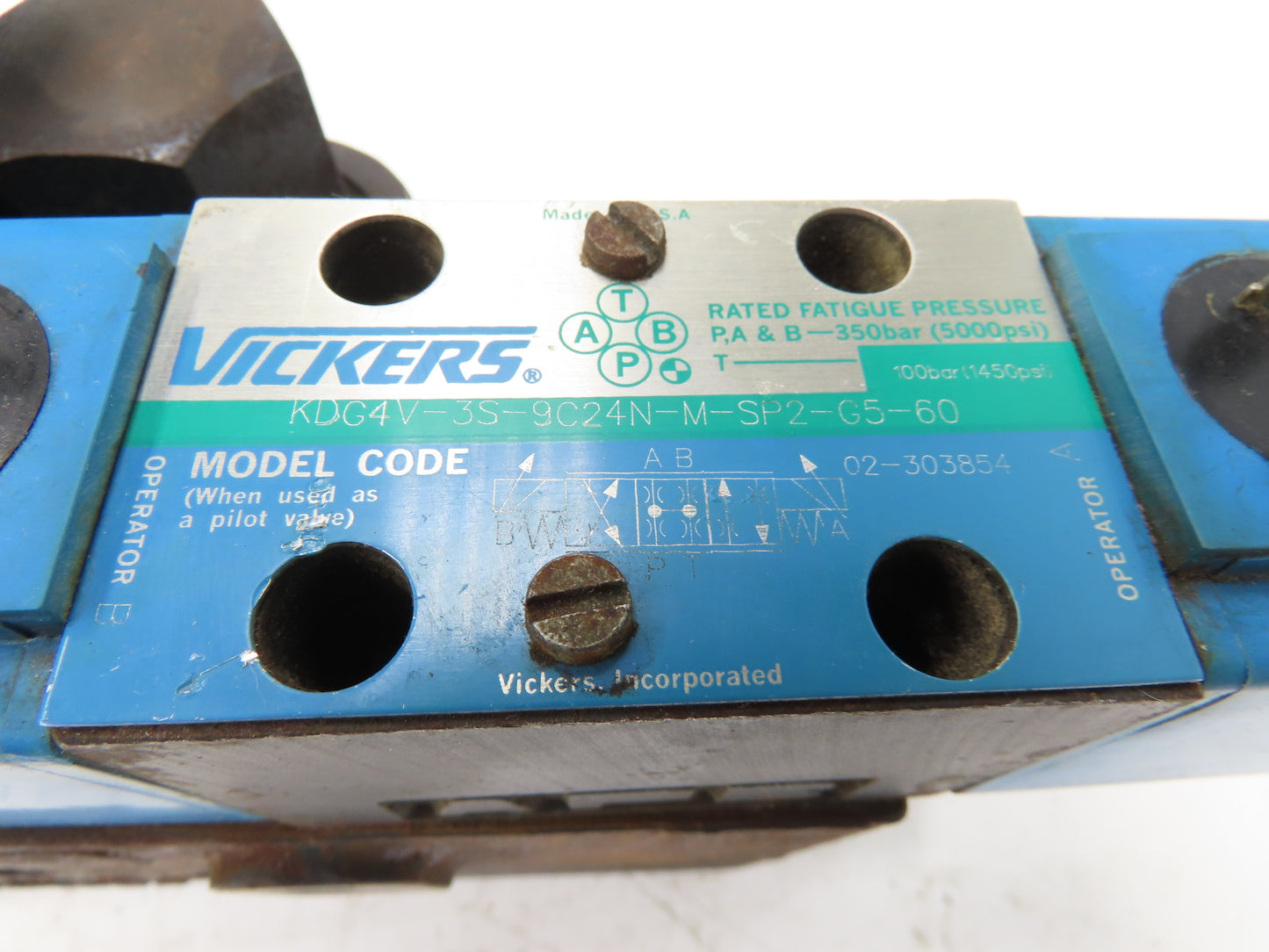 Vickers EPM2-WB-20 Hydraulic Valve off Hyster N30XMR2 Electric Forklift
