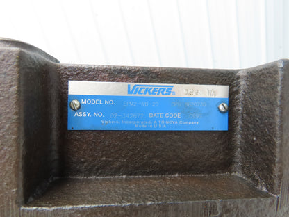 Vickers EPM2-WB-20 Hydraulic Valve off Hyster N30XMR2 Electric Forklift