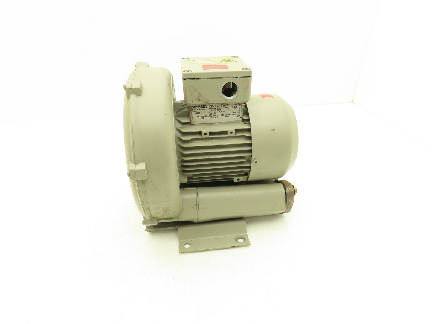 Siemens ELMO-G Regenerative Vacuum Blower 230/460V .48KW -149mbar 160mbar