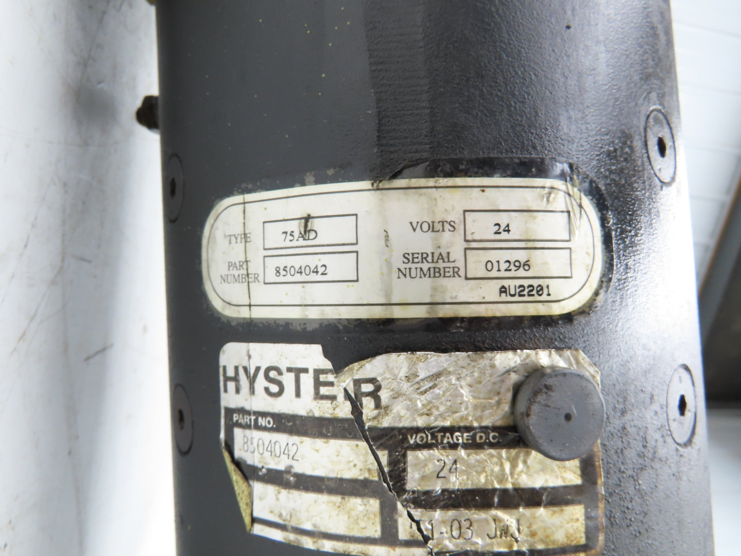 Hyster 8504042 Forklift Drive Traction Motor 24VDC Removed From N30XMR2