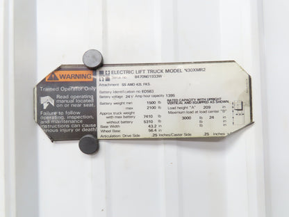 Hyster 8620082 Hydraulic Pump & Motor 24VDC Removed From N30XMR2 Forklift