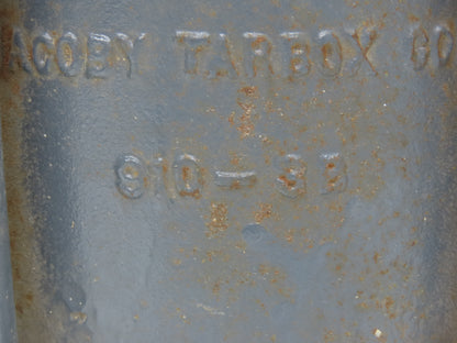 Jacoby Tarbox 910-3B Dual Sight Glass Flow Indicator Flap Check Valve 3" Flanged