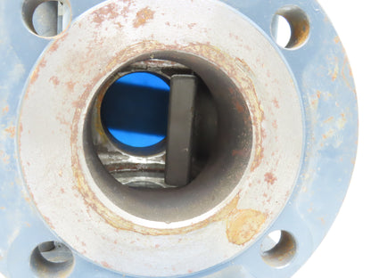 Jacoby Tarbox 910-3B Dual Sight Glass Flow Indicator Flap Check Valve 3" Flanged