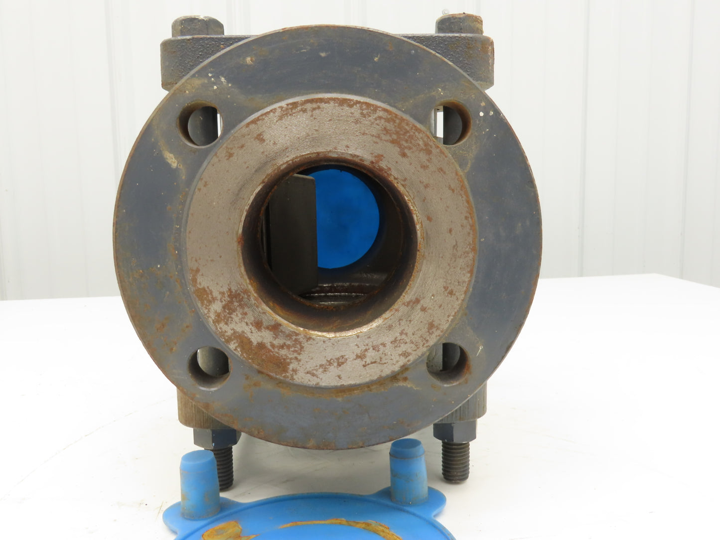Jacoby Tarbox 910-3B Dual Sight Glass Flow Indicator Flap Check Valve 3" Flanged