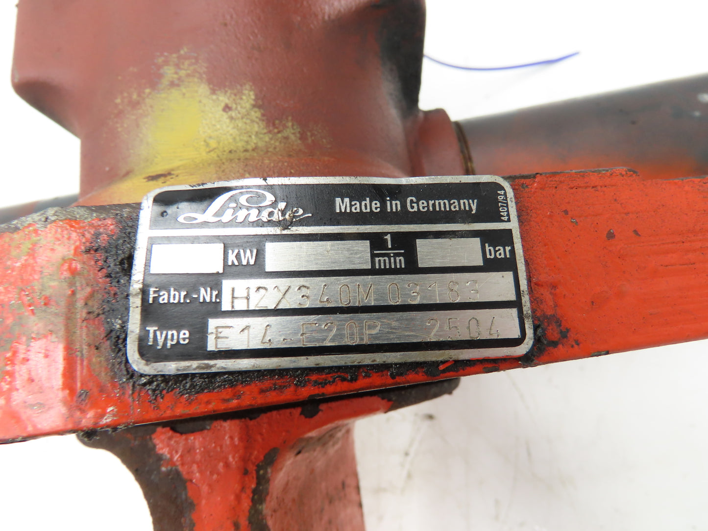 Linde E14-E20P Forklift Dual-Wheel Rear Axle Assembly Off E18C-02