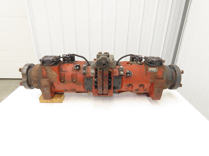 Linde AE18-03 Forklift Dual-Wheel & Motor Front Axle Assembly Off E18C-02