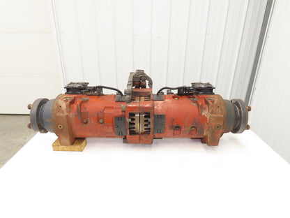 Linde AE18-03 Forklift Dual-Wheel & Motor Front Axle Assembly Off E18C-02