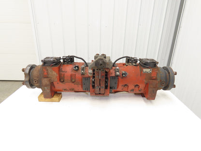 Linde AE18-03 Forklift Dual-Wheel & Motor Front Axle Assembly Off E18C-02