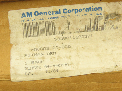 AM General DLA500-84-M-CV90 Humvee Pitman Arm Steering Replacement 15B41