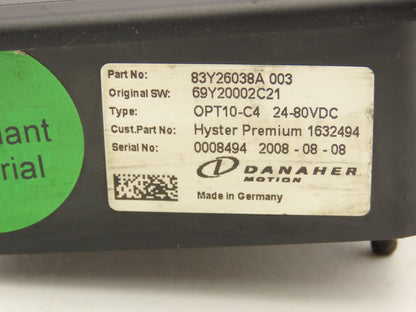 Danaher Motion 83Y26038A 003 Hyster Forklift Display Controller Module OPT10-C4