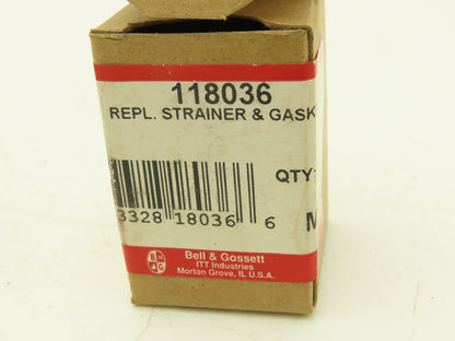Bell & Gossett Strainer & Gasket Kit 118036 Strainer & Gasket Kit B-38  Lot of 3