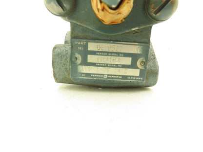 Parker 0612527 Hydraulic Control Valve VDP 1 DS 34 D