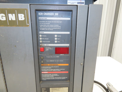 GNB SCR100-12-260S1-L Forklift Battery Charger 24V 40A 260Ah 120/208/240V 1Ph