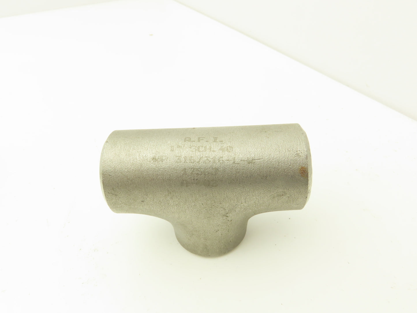 AFI Flowline 1" Butt Weld Tee SCH 40 316L Stainless Steel  Lot of 7