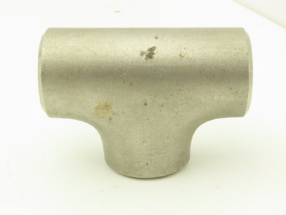 AFI Flowline 1" Butt Weld Tee SCH 40 316L Stainless Steel  Lot of 7