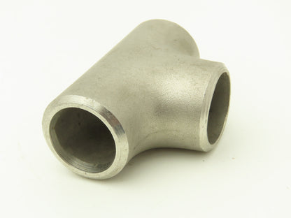AFI Flowline 1" Butt Weld Tee SCH 40 316L Stainless Steel  Lot of 7