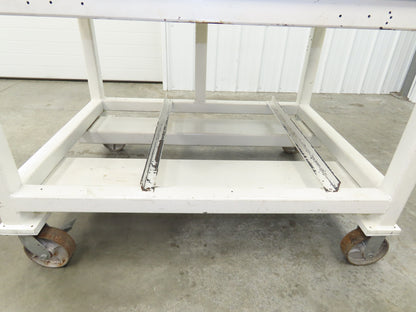 7/8" Steel Top Machine Base Welding Table Work Bench 51x38" Top 35" H