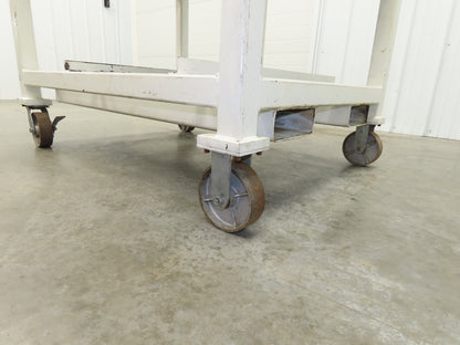 7/8" Steel Top Machine Base Welding Table Work Bench 51x38" Top 35" H