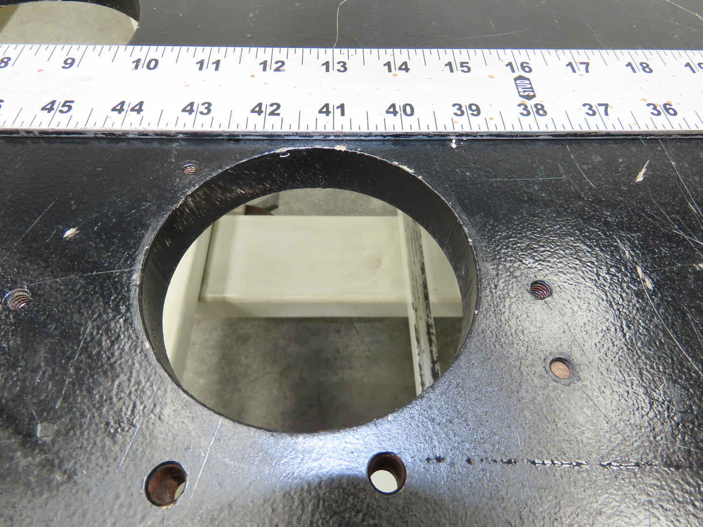 7/8" Steel Top Machine Base Welding Table Work Bench 51x38" Top 35" H