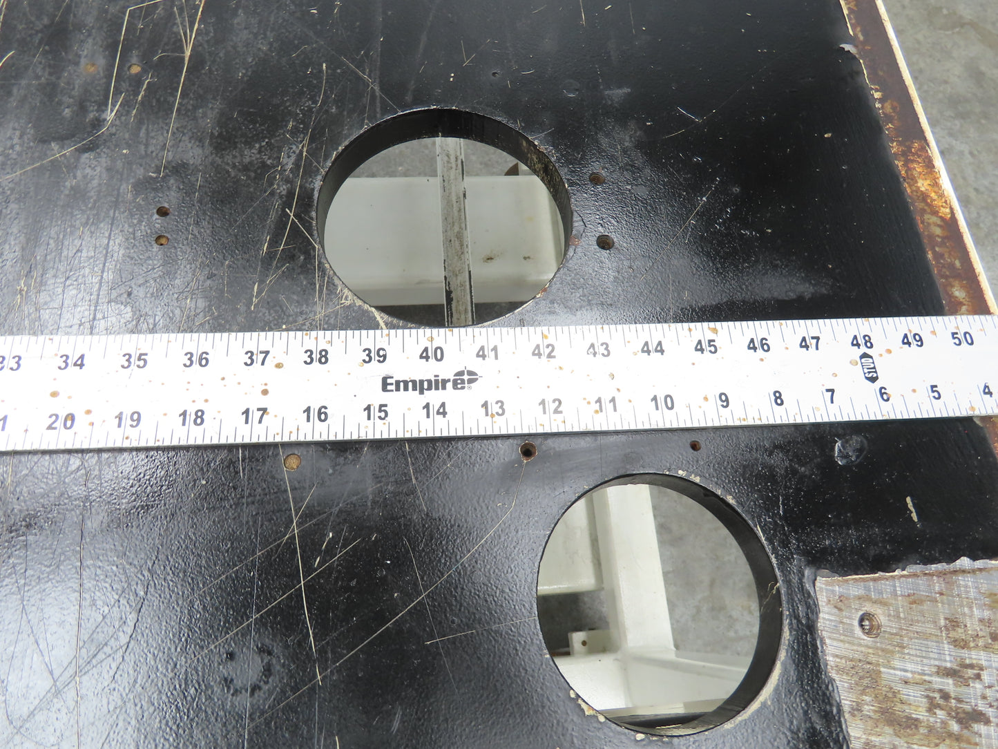 7/8" Steel Top Machine Base Welding Table Work Bench 51x38" Top 35" H