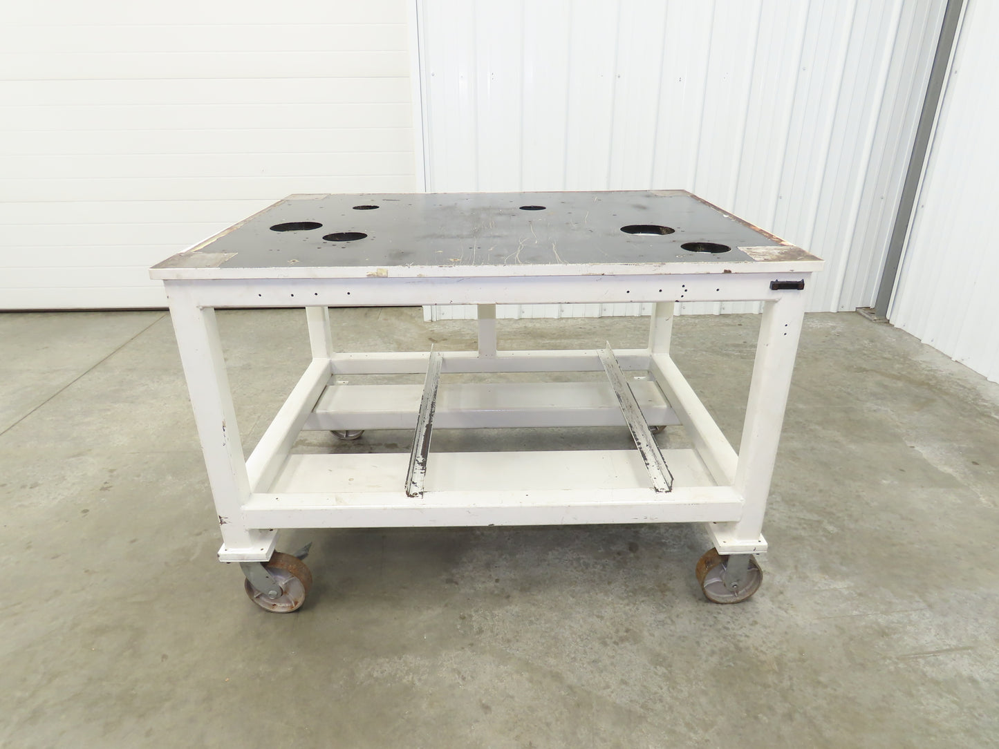 7/8" Steel Top Machine Base Welding Table Work Bench 51x38" Top 35" H