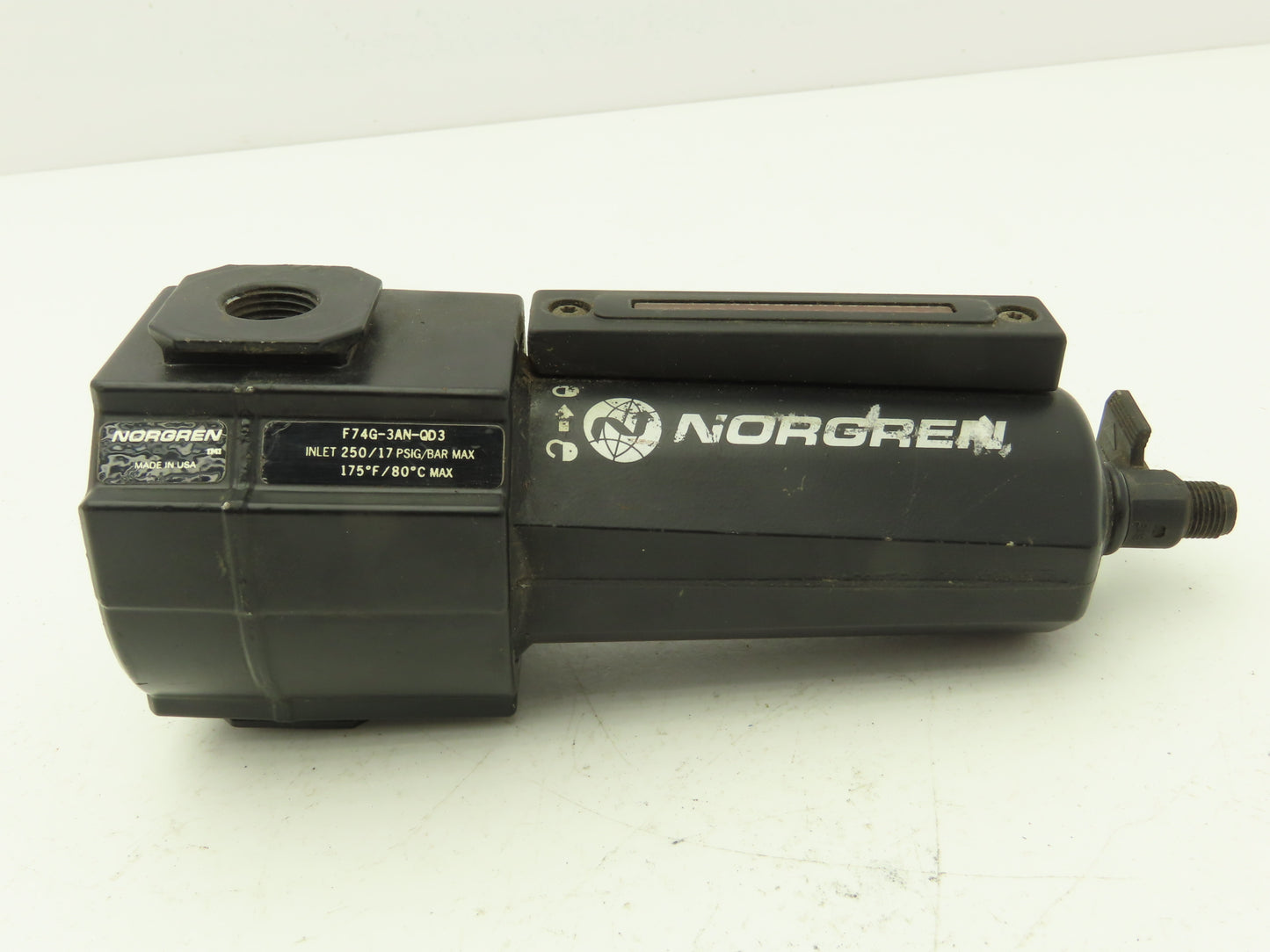 Norgren F74G-3AN-QD3 Pneumatic Air Line Filter 3/8"PTF 250PSI