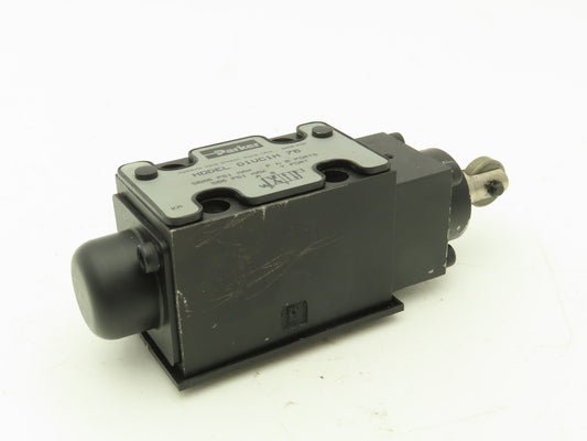 Parker D1VC1H 70 Directional Control Valve 2-Position Cam Roller 5000 PSI