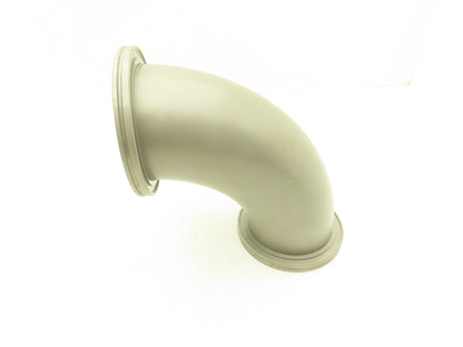 Kurt J. Lesker QF100-E90KR 90 Degree Radius Vacuum Elbow 4" Tube ISO 100 304L SS