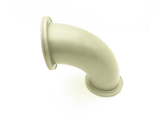 Kurt J. Lesker QF100-E90KR 90 Degree Radius Vacuum Elbow 4" Tube ISO 100 304L SS