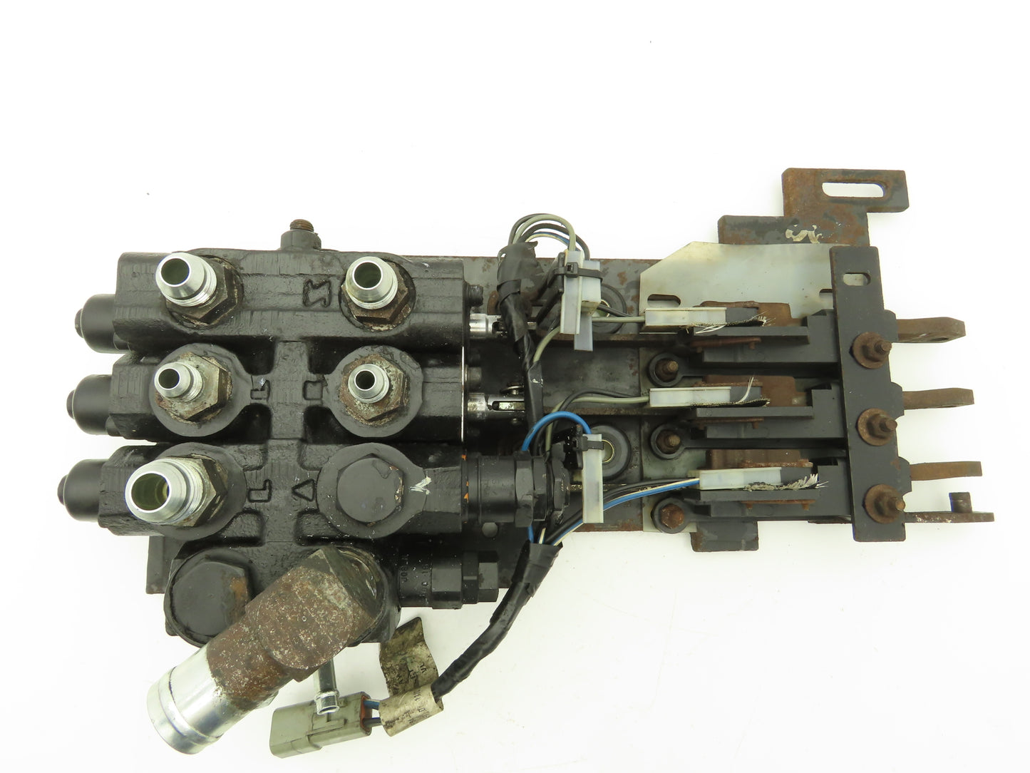 Hyster 3-Spool Hydraulic Mast Control Valve Manifold from E60Z-33 Forklift