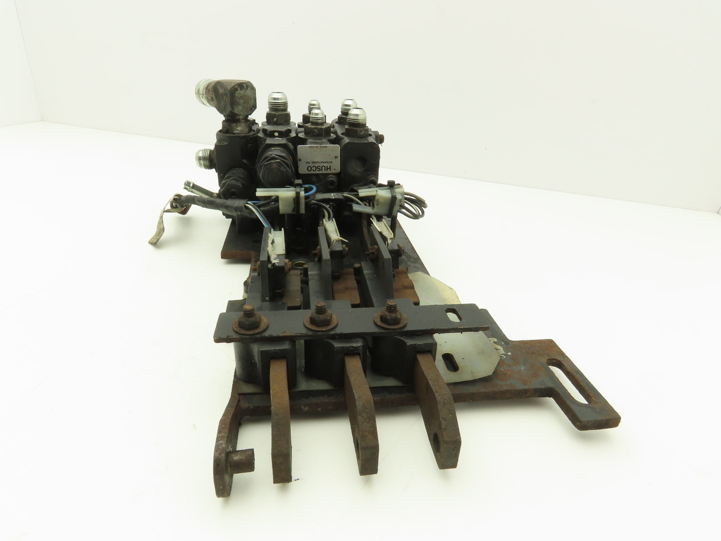 Hyster 3-Spool Hydraulic Mast Control Valve Manifold from E60Z-33 Forklift