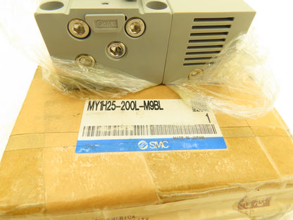 SMC MY1H25-200L-M9BL Pneumatic Rodless Cylinder 25mm Bore 200mm Stroke 116psi