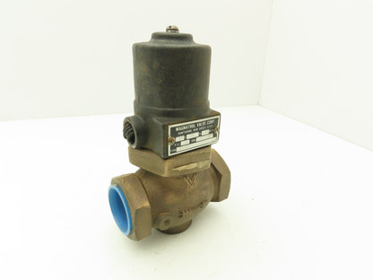Magnatrol 18G26 Bronze Solenoid Valve 1-1/2"NPT 120V Full Port Normally Closed