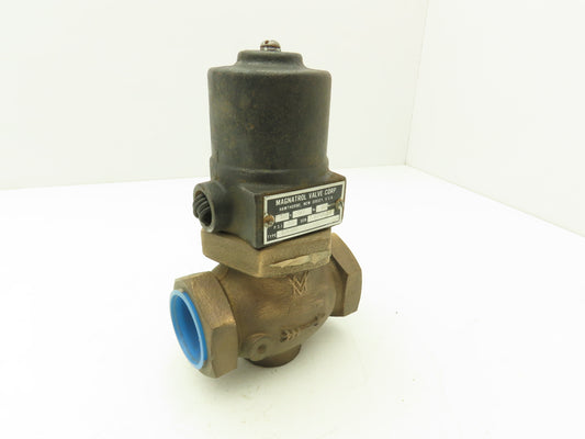 Magnatrol 18G26 Bronze Solenoid Valve 1-1/2"NPT 120V Full Port Normally Closed