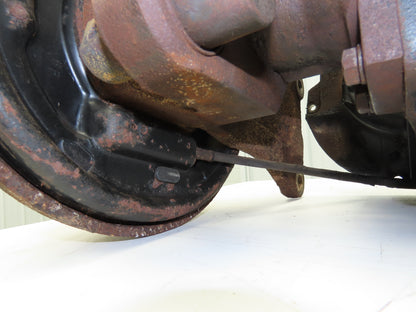 Hyster E60Z-33 Forklift Front Dual Wheel Drive Axle Assembly 6-Lug & Park Brake