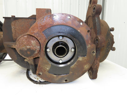 Hyster E60Z-33 Forklift Front Dual Wheel Drive Axle Assembly 6-Lug & Park Brake