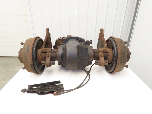 Hyster E60Z-33 Forklift Front Dual Wheel Drive Axle Assembly 6-Lug & Park Brake