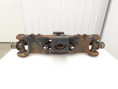 Hyster E60Z-33 Electric Forklift Rear Axle Dual Hydraulic Steering Assembly