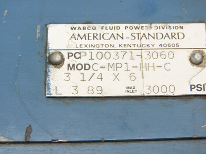 American Standard C-MP1-HH-C Hydraulic Cylinder 3.25" Bore 6" Stroke 3000psi