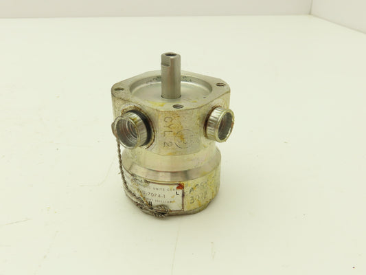 Ronson Boeing 7-U-7074-1 Hydraulic Valve 4-Way Selector SAE Military Surplus
