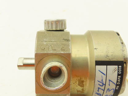 Ronson Boeing 7-U-7074-1 Hydraulic Valve 4-Way Selector SAE Military Surplus