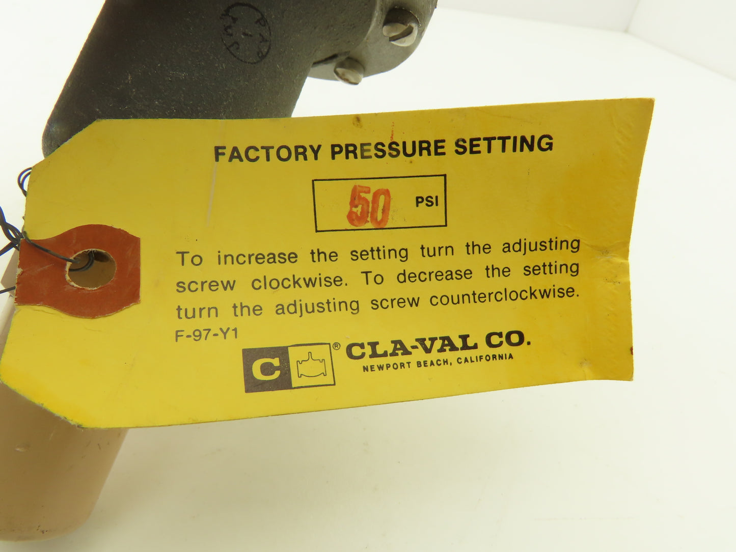 Cla-Val CRL 7923101F Pressure Relief Diaphragm Control Valve 0-75PSI 3/4"NPT